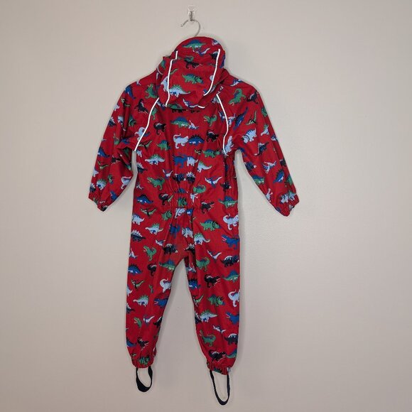 🧡 2 for 40 🧡 Jojo Maman Bebe Dinosaur Puddle Rain Suit - Picture 2 of 6